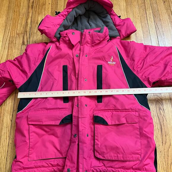 Polar Fire Coat Womens Large Hooded Thick Winter Jacket Pink Ski - Picture 9 of 12